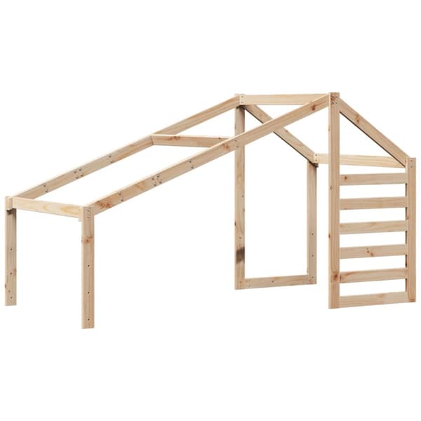Tak till barnsäng 188x82x113 cm massiv furu