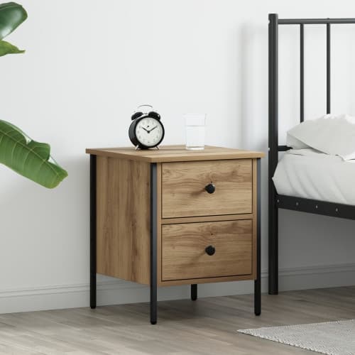 Sängbord Artisan Oak 40x42x50 cm Konstruerat trä