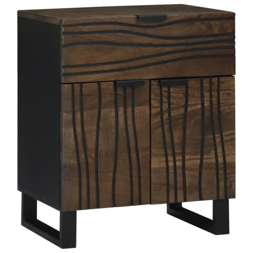 Sängbord 50x33x60 cm i massivt trä