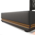 Pikkukuva 10 / 10: Yhden hengen sänky 90x200 – säilytystila hissillä, LED-valaistus, USB-C-lataus, musta PU, sis. patjan