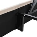 Pikkukuva 11 / 11: Parivuode 160x200 säilytystilalla – LED, USB Type-C lataus, sovellusohjaus, puusäleet, beige liinavaatteet, sis. patjan