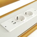Pikkukuva 11 / 11: Parivuode 140x200 LEDillä, USB-C-lataus, APP-ohjaus ja 4 laatikkoa – pehmustettu samettisängynrunko patjalla