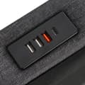 Pikkukuva 10 / 10: Parivuode 160x200 USB-C, LED ja 4 laatikkoa – harmaa nuorisosänky puisilla säleillä ja patjalla