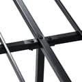 Pikkukuva 9 / 10: Parivuode 140x200 4 laatikolla – säädettävä sängynpääty, joustinpatja, metallirunko, säilytystila, pellavakangas – musta