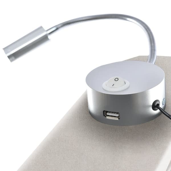 Parivuode 160x200 säilytystilalla – kangassänky USB-latauksella ja lukuvalolla sängynpäädyssä – sis. patjan
