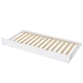 Pikkukuva 9 / 10: Hausbett Kinderbett Jugendbett 90x200 cm, kolme sänkyä, jatkettava, tilaa säästävä design, valkoinen
