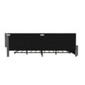 Pikkukuva 7 / 11: Daybett 140x200cm - Tagesbitt, Schlafsofa, USB+Type C, LED-Umgebungslicht, Ausziehbar, Lättrust - Leinen, Harmaa