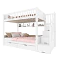 Pikkukuva 10 / 11: Etagenbit 90x200cm - Kinder-kuolain Schublade, Regal, Kleiderschrank ja Staufach - Weiß