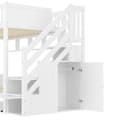 Pikkukuva 11 / 11: Etagenbit 90x200cm - Kinder-kuolain Schublade, Regal, Kleiderschrank ja Staufach - Weiß