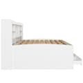 Pikkukuva 8 / 11: Schlafsofa 140x200cm - Daybett, Tagesbett, 3 Schubladen, Nachttischablage, LED-Fernbedienung, USB + Type-C - Weiß