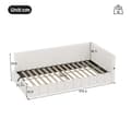 Pikkukuva 5 / 11: Daybett, 90\*200cm, Schlafsofa, Kevyt ruoste, LED-valo, Hydraulinen nostomekanismi, USB ja Type-C, Valkoinen