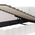 Pikkukuva 11 / 11: Daybett, 90\*200cm, Schlafsofa, Kevyt ruoste, LED-valo, Hydraulinen nostomekanismi, USB ja Type-C, Valkoinen