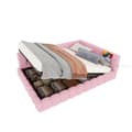 Pikkukuva 7 / 11: Daybett, 140x200cm, Schlafsofa, LED-Lichtleiste, hydraulischer Hebemechanismus, USB+Type-C, Vliesimitat, Pinkki