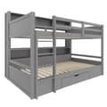 Pikkukuva 7 / 11: Etäisyys, 90x200cm, Einzelbetten, Kinderbetten, mit Schubladen und Staufächern, Ohne Matratze, Grau