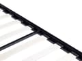 Pikkukuva 8 / 9: Pylvässänky musta metalli 160 x 200 cm sälepohja parisänky industriaalinen minimalistinen