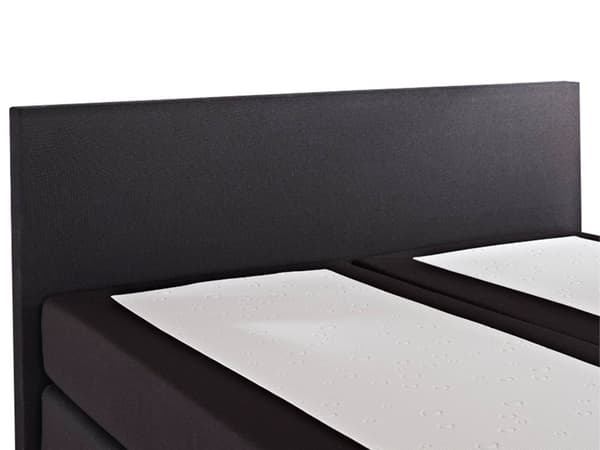Dubbelsäng 160 x 200 cm Svart Kontinentalsäng med Madrass Modern