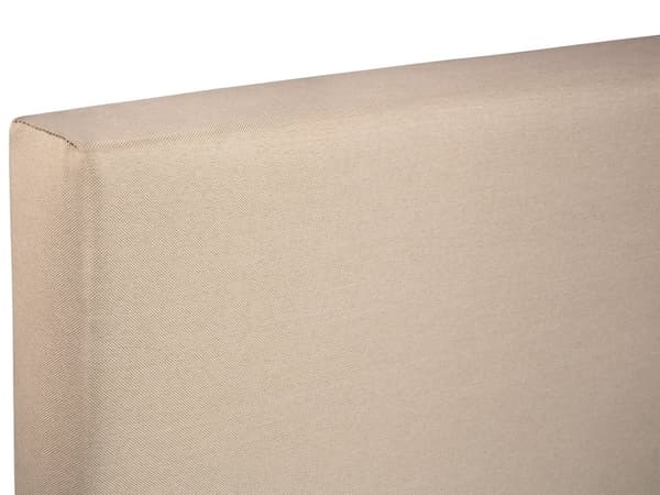 Dubbelsäng 180 x 200 cm Beige Kontinentalsäng med Madrass Modern