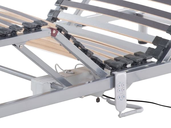 Sälepohja 90 x 200 cm elektronisesti säädettävä 26 säle koivu teräsrunko