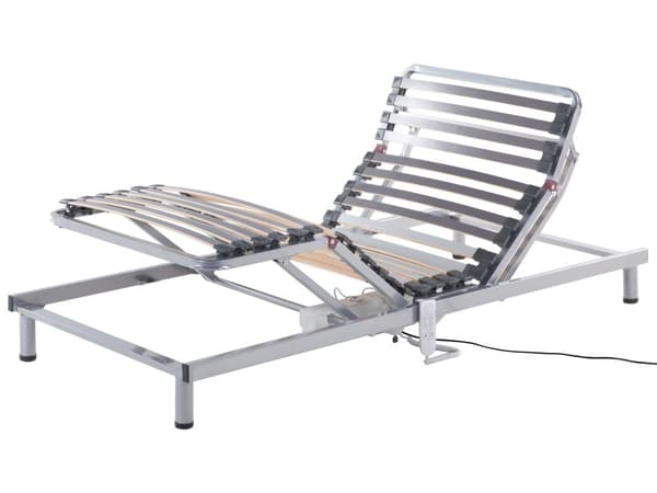Sälepohja 90 x 200 cm elektronisesti säädettävä 26 säle koivu teräsrunko