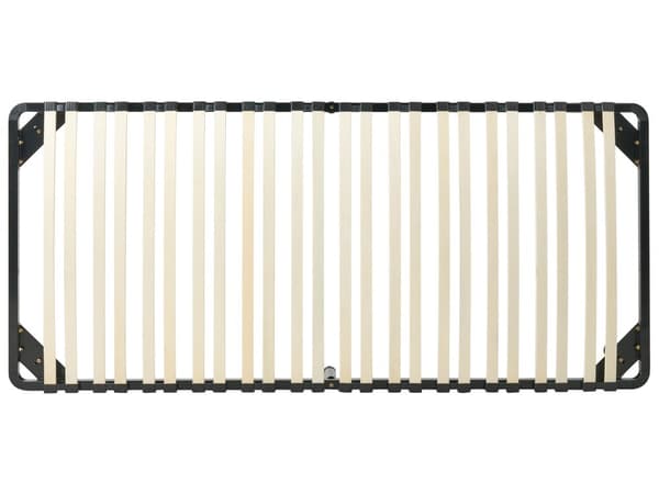 Sälepohja jaloilla 90 x 200 x 18-21 cm teräsrunko 24 poppeli sälettä yhdelle lasten