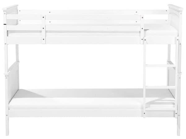 Våningssäng Vit Trä Tall 90 x 200 cm Barn Sovrum Barnrum