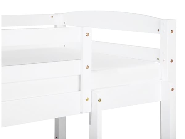 Våningssäng Vit Tall 90 x 200 cm 2 Personer Barn Sovrum Barnrum
