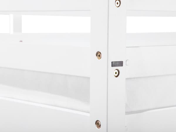 Våningssäng Vit Tall 90 x 200 cm 2 Personer Barn Sovrum Barnrum