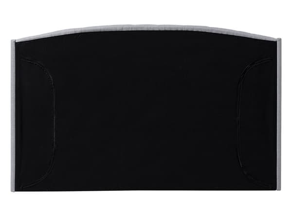 Dubbelsäng Ljusgrå Polyester Tyg Tuftad Huvudgavel 140 x 200 cm Sängram Lamellbotten Modern Design