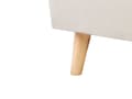 Pikkukuva 8 / 10: Parisänky vaalea beige 220 x 192 x 112 cm kangasverhoilu poppelipuu sälepohja napitettu