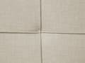 Miniatyrbillede 10 af 10: Seng Beige Polyester med Sort Metalben 180 x 200 cm Polstret Dobbeltseng Quiltet Sengegavl Moderne Slim Look Soveværelse Sengestol Tilbehør