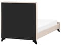 Miniatyrbillede 5 af 11: Beige Polstret Seng 90 x 200 cm med en Ramme og en Sengegavl med Dekorative Knapper