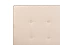 Miniatyrbillede 9 af 11: Beige Polstret Seng 90 x 200 cm med en Ramme og en Sengegavl med Dekorative Knapper