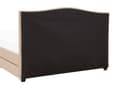Miniatyrbillede 7 af 11: Dobbeltseng Beige Polyester 160 x 200 cm Polstret Sengeramme med Opbevaring Skuffer på Hjul Sengegavl Glamour Knap Mønster Soveværelse Dekor