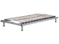 Miniatyrbillede 6 af 11: Justerbar Sengeramme 90 x 200 cm Stål 26 Lameller