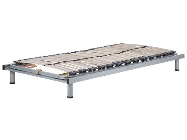 Justerbar Sengeramme 90 x 200 cm Stål 26 Lameller