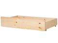Miniatyrbillede 1 af 6: Sengeskuffer Natur Lyst Fyrretræ 20 x 97 cm 2 stk Skuffesæt På Hjul til Køjeseng Tilbehør Børneværelse Opbevaring Indretning
