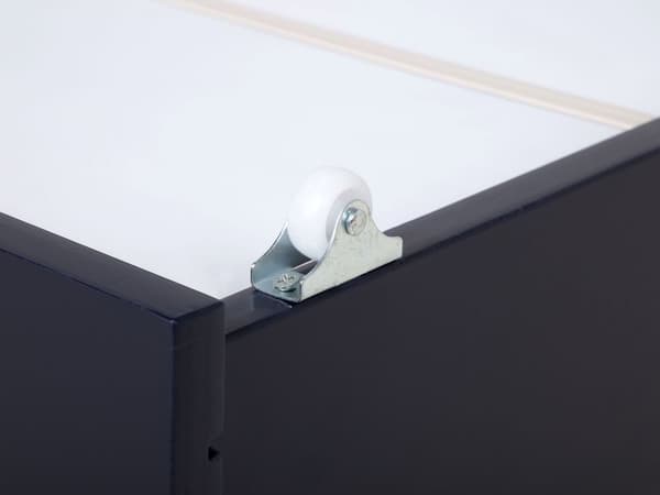 Sengeskuffer Mørkeblå Fyrretræ 20 x 97 cm 2 stk Skuffesæt På Hjul til Køjeseng Tilbehør Børneværelse Opbevaring Indretning