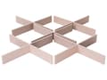Miniatyrbillede 4 af 4: Platform Lyst Træ MDF 180 x 200 cm Podie Stand til Vandseng Madras God Nat Søvn Maksimal Komfort