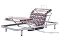Miniatyrbillede 5 af 10: Sengeramme Grå Stål Birketræ 90 x 200 cm Elektrisk Justerbar Lamelbund Hoved og Fodende Stabile Lameller Soveværelse Senge Tilbehør