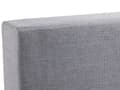 Miniatyrbillede 4 af 9: Kontinentalseng Lysegrå Sølv Polyester Metalben 180 x 200 Dobbeltseng Boxmadras med Sengeramme og Hovedgærde Moderne Komfortabel Kvalitetseng