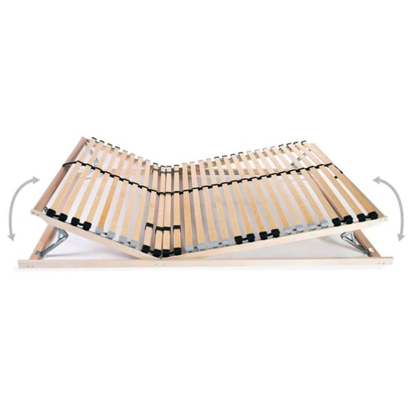 vidaXL Spilebase med 28 lameller 7 soner 120x200 cm