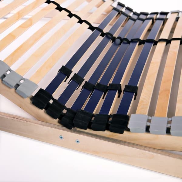 vidaXL Spilebase med 42 lameller 7 soner 140x200 cm