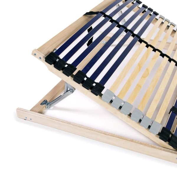 vidaXL Spilebase med 42 lameller 7 soner 140x200 cm