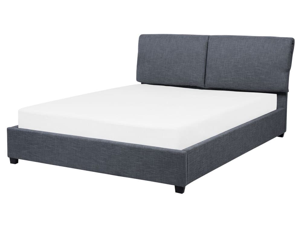 Dubbelsäng 160 x 200 cm grå BELFORT