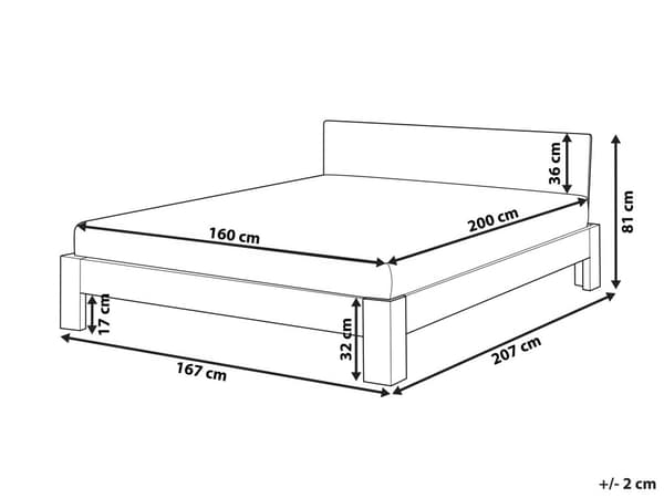 Parisänky vaalea puu mänty 160 x 200 cm vaneri sälepohja kahdelle minimalistinen skandinaavinen tyyli