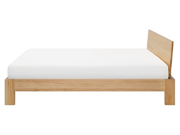 Parisänky vaalea puu mänty 160 x 200 cm vaneri sälepohja kahdelle minimalistinen skandinaavinen tyyli