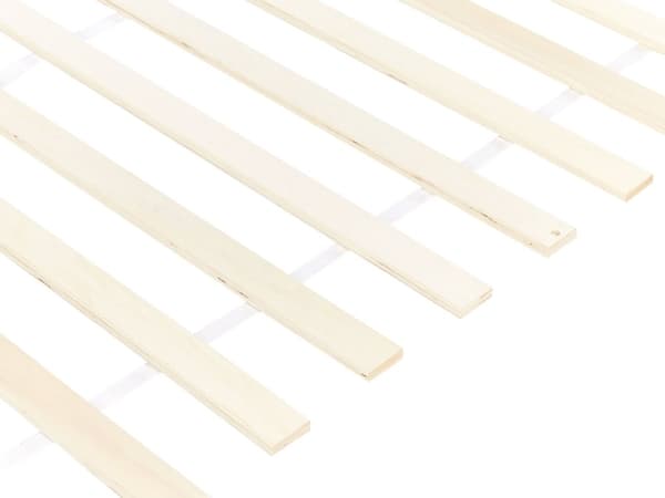 Parisänky vaalea puu mänty 160 x 200 cm vaneri sälepohja kahdelle minimalistinen skandinaavinen tyyli