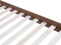 Miniatyrbillede 8 af 10: Seng med Ramme Mørkt Træ 180 x 200 cm Høj Sengegavl Rustikt Design