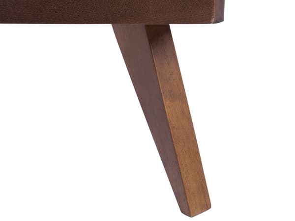 Seng med Ramme Mørkt Træ 180 x 200 cm Høj Sengegavl Rustikt Design