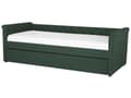 Miniatyrbillede 5 af 11: Enkeltseng Mørkegrøn Polyester 90 x 200 cm Junior Sofa Seng med Udtræk til Dobbeltseng Quiltet Ryglæn til Børneværelse Multifunktionel Design